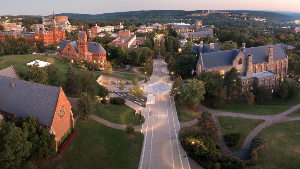 View of cornell campus